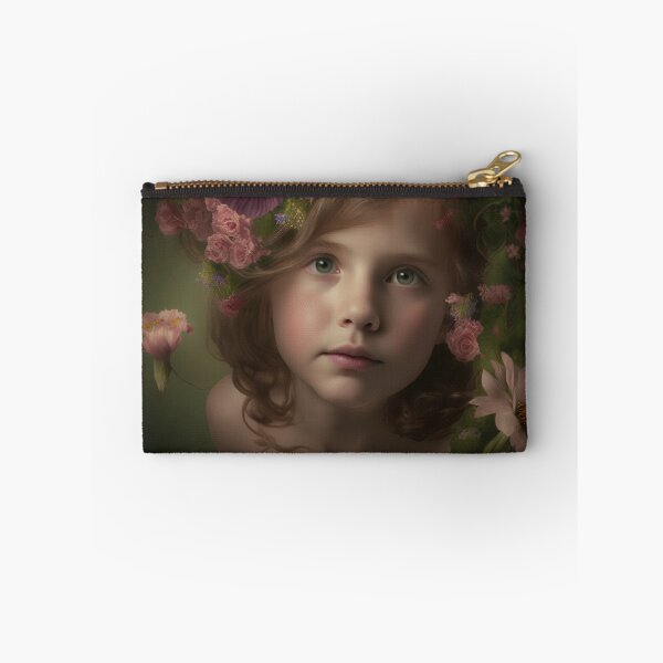 Item preview, A Young Girl Wearing a Garland of Flowers designed and sold by Daniel Leighton.