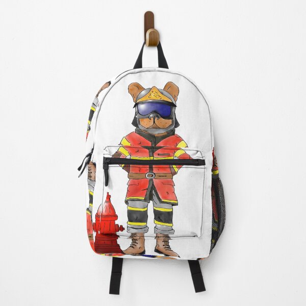 Item preview, firefighter dog designed and sold by Themys24.