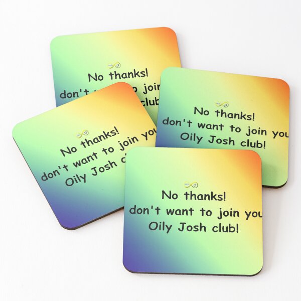 Item preview, No thanks, Oily Josh club designed and sold by Autistic Rebbetzen.