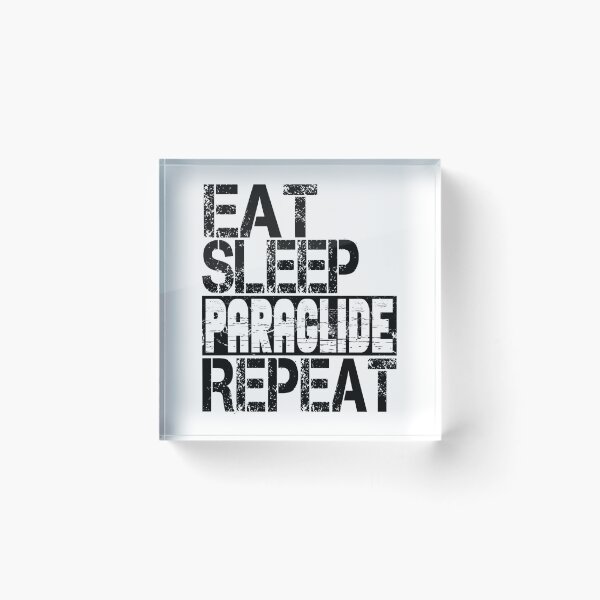 Item preview, Eat Sleep Paraglide Repeat, Grunge  designed and sold by ACC .