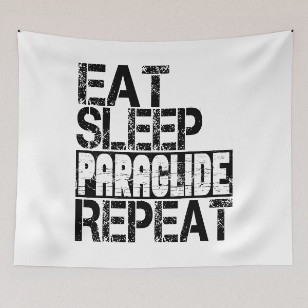 Item preview, Eat Sleep Paraglide Repeat, Grunge  designed and sold by ACC .