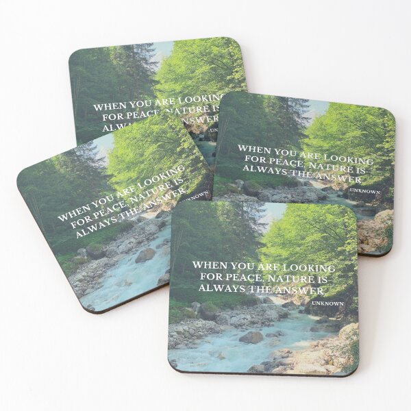 Item preview, Peace in Nature Motivational Quote designed and sold by Nm8orArt.