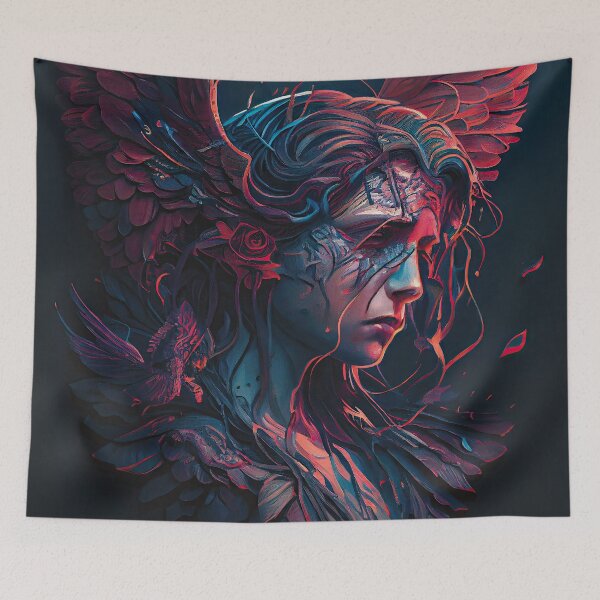 Item preview, Elemiah Illustration designed and sold by OccultDreams.