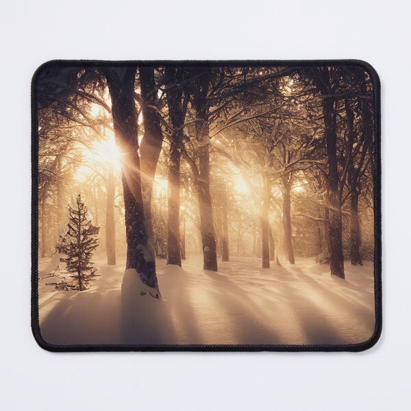 Item preview, Midjourney Generated Snowy Forest Landscape designed and sold by kaileena-ai.