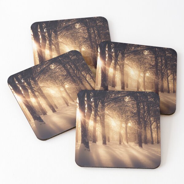 Item preview, Midjourney Generated Snowy Forest Landscape designed and sold by kaileena-ai.