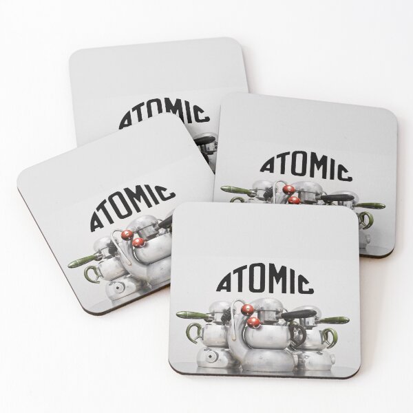 Item preview, three Atomic coffee machines designed and sold by twixt-two-wheels.