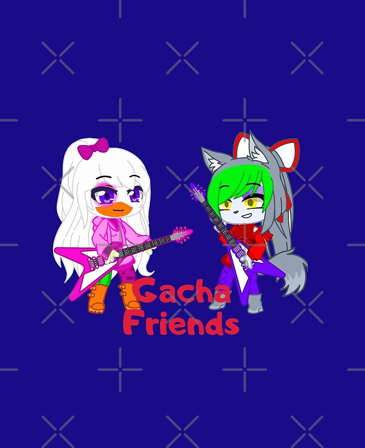 Tripack Oc happy girls from gacha club. Tripack best friends from Gacha  life. - Gacha Club Dolls - Gacha Girls | Sticker