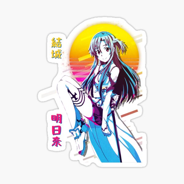 Sword Art Online - Anime- Asuna Yuuki d. Bikini Sun Fun Sticker