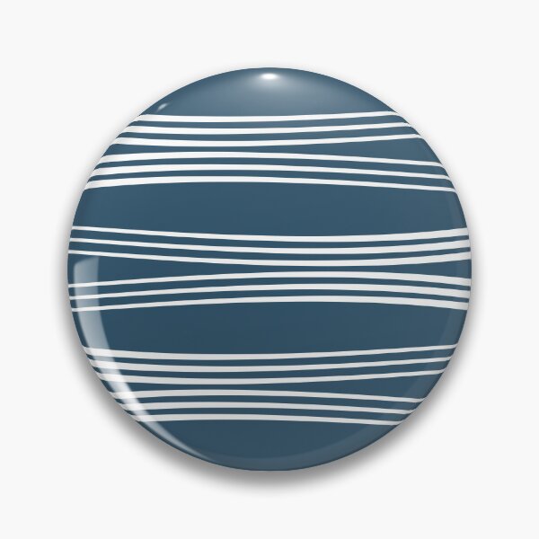 Item preview, Horizontal wavy lines - navy blue designed and sold by BattaAnastasia.