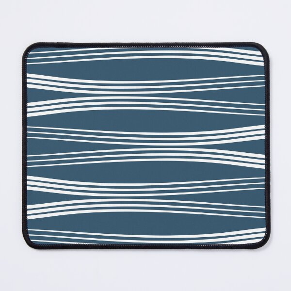 Item preview, Horizontal wavy lines - navy blue designed and sold by BattaAnastasia.