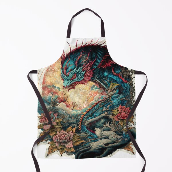 Item preview, Dragons and Flowers designed and sold by acianmythology1.