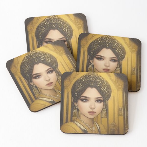 Item preview, drawing of a beautiful Indian princess designed and sold by MaissaArt.