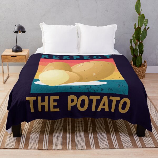 Item preview, Funny Potato Retro Vintage Respect The Potato Gfit designed and sold by Sarah38.