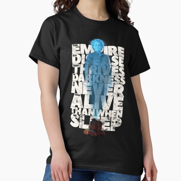 Vista previa del artículo con la obra «Monólogo de Maarva Carassi - El imperio es una enfermedad que prospera en la oscuridad», diseñado y vendido por More-dan-Prints.