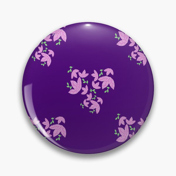 Item preview, Purple leaves half drop pattern  designed and sold by Jodi Mahaffey.