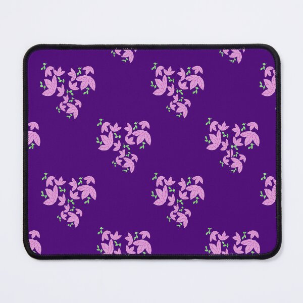 Item preview, Purple leaves half drop pattern designed and sold by Jodi Mahaffey.