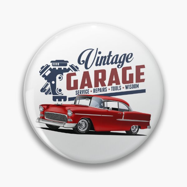 Artikelvorschau, Rote Chevy-Oldtimer-Garage entworfen und verkauft von Yourauto.