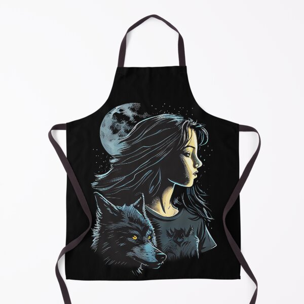 Item preview, Wolf and Girl Illustration designed and sold by amersoliman.