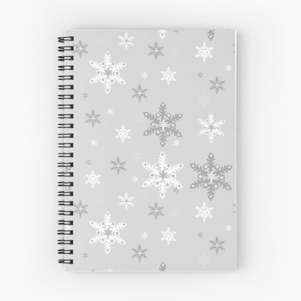 Artikelvorschau, Graues Schneeflocken-Wintervibes-Muster entworfen und verkauft von Manou-S.