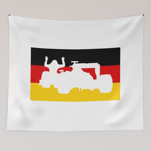Item preview, Sebastian Vettel Celebration Germany Flag designed and sold by altaimagen.