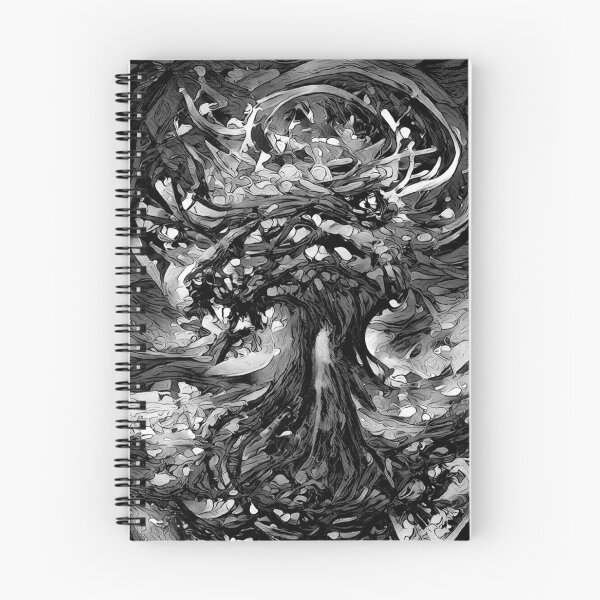 Item preview, Yggdrasil Design 3 - The World Tree (Black & White) - spcreationsco22 designed and sold by SpCreationsCo22.