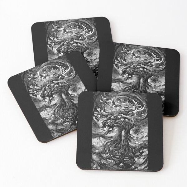 Item preview, Yggdrasil Design 3 - The World Tree (Black & White) - spcreationsco22 designed and sold by SpCreationsCo22.
