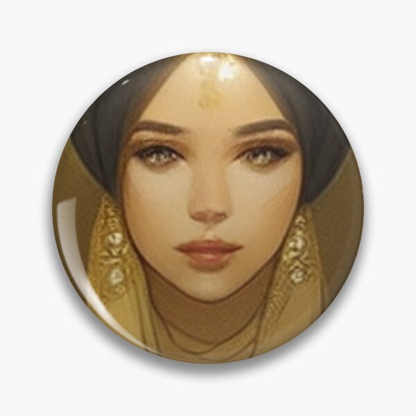 Item preview, drawing of a beautiful Indian princess designed and sold by MaissaArt.