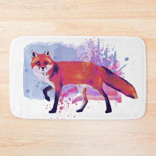 Item preview, Colorful Neon Red Fox  designed and sold by reddogbuckeye.