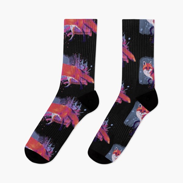 Item preview, Colorful Neon Red Fox  designed and sold by reddogbuckeye.