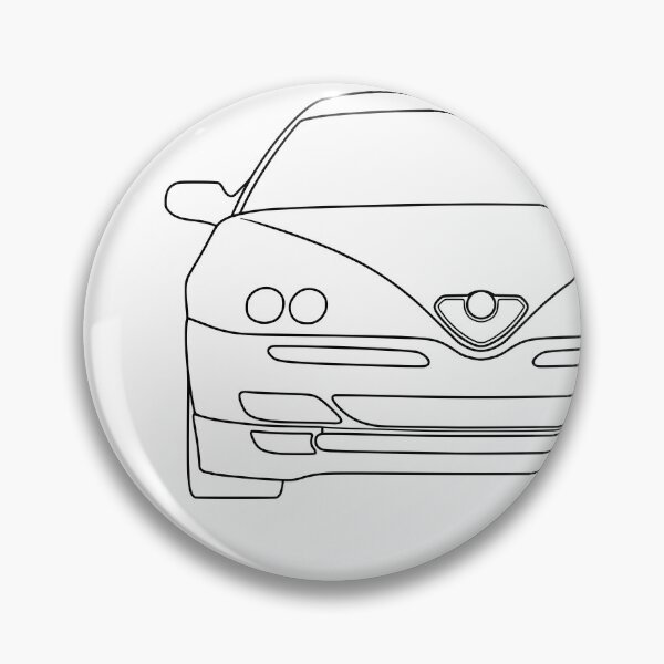 Item preview, Alfa Romeo GTV Spider Type 916 black lines designed and sold by EdimDesign.