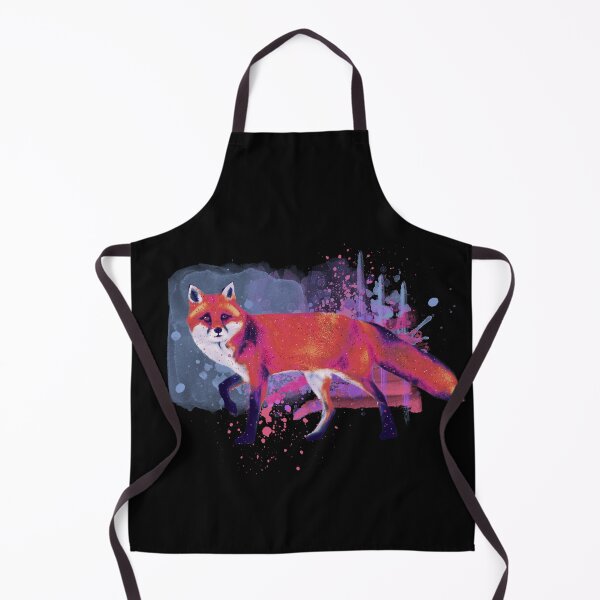 Item preview, Colorful Neon Red Fox designed and sold by reddogbuckeye.
