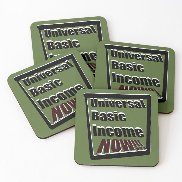 Item preview, Universal Basic Income Now Text in 3D - Activist Sign designed and sold by jolabrese.