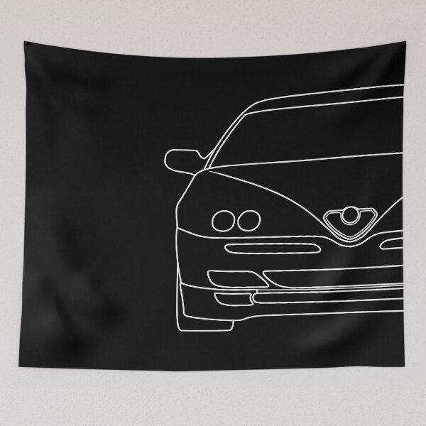 Item preview, Alfa Romeo GTV white lines best t-shirt design designed and sold by EdimDesign.