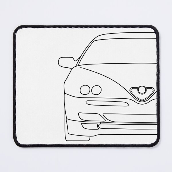 Item preview, Alfa Romeo GTV black lines best t-shirt design designed and sold by EdimDesign.