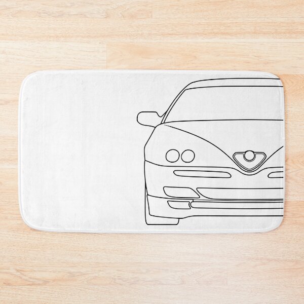 Item preview, Alfa Romeo GTV black lines best t-shirt design designed and sold by EdimDesign.