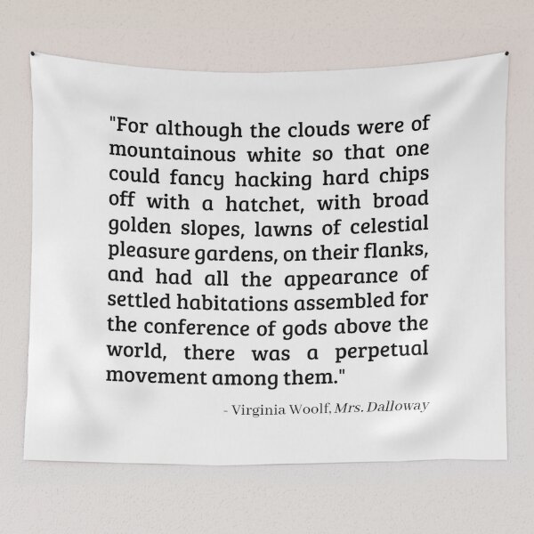 Item preview, Mrs Dalloway Virginia Woolf designed and sold by radiantdark.