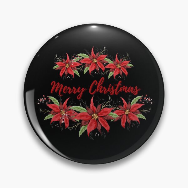 Item preview, Merry Christmas Red Poinsettia Design designed and sold by OByD.