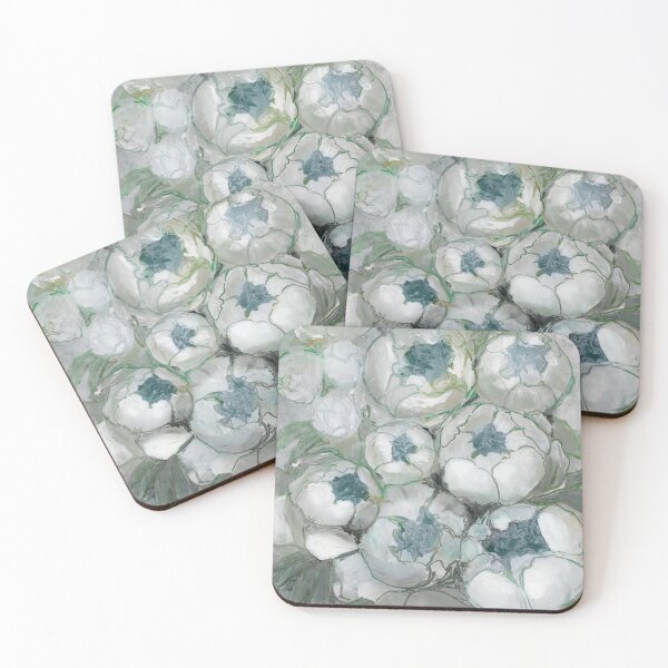 Item preview, Nuria painterly bouquet in green designed and sold by blursbyai.