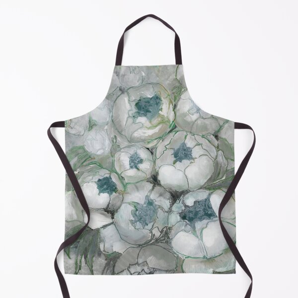 Item preview, Nuria painterly bouquet in green designed and sold by blursbyai.