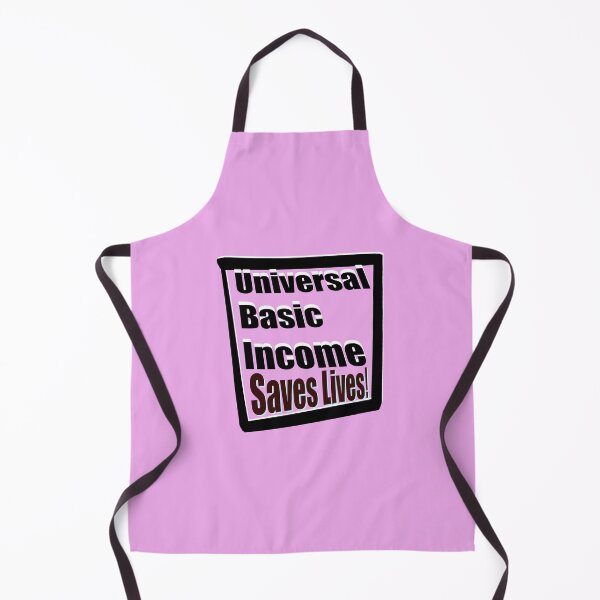 Item preview, Universal Basic Income Save Lives Text in 3D - Activist Sign designed and sold by jolabrese.