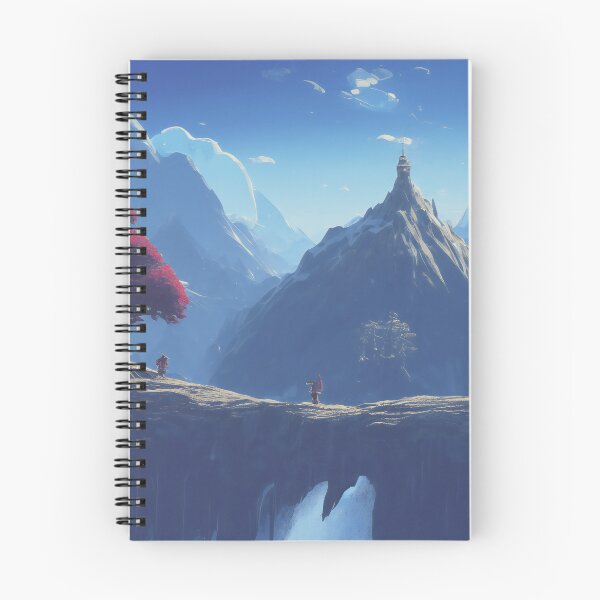 Item preview, epic beautiful landscape surrounded by snowy mountains and forest designed and sold by WearZoid.