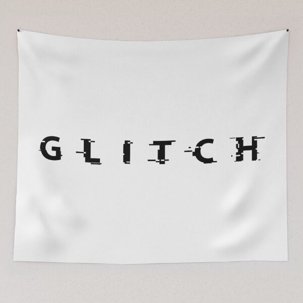 Item preview, Glitch - Black designed and sold by QUACKEN.