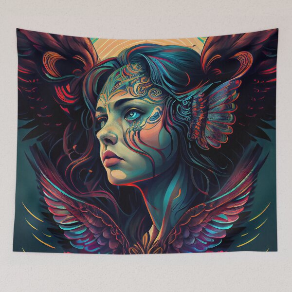 Item preview, Achaiah Illustration designed and sold by OccultDreams.