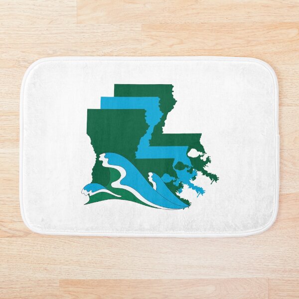 Item preview, Louisiana Border, Green Wave designed and sold by LatterDaze.