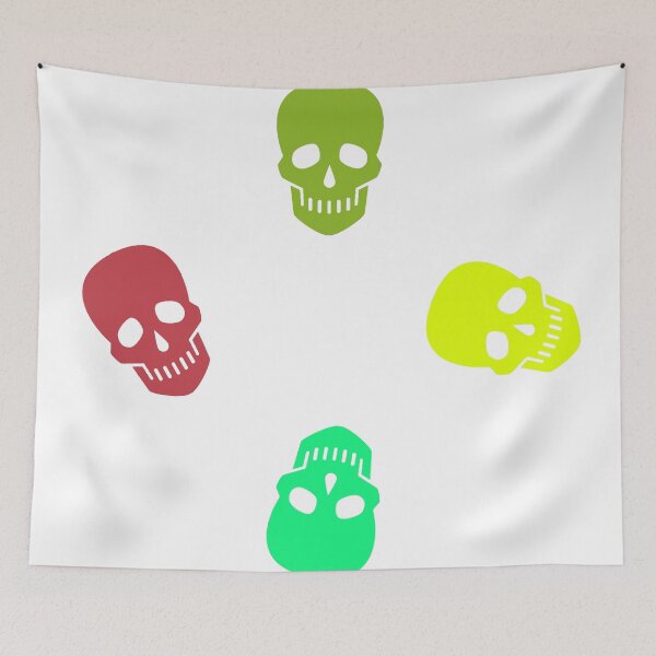Item preview, Abstract Multi Color Skull Pattern  designed and sold by Pixel4Art.
