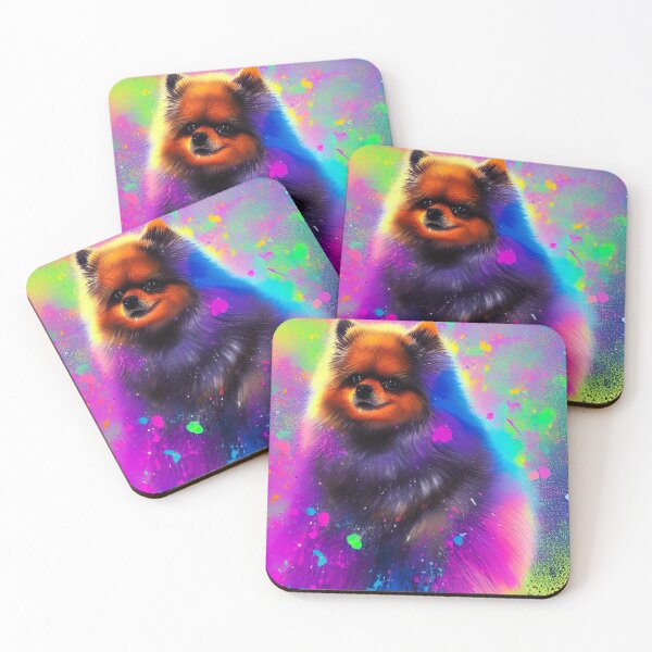 Item preview, Pomeranian colorful portrait designed and sold by joakynrivas.