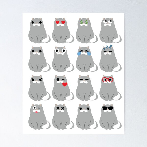 Item preview, Grey Seal Emoji   designed and sold by HippoEmo.