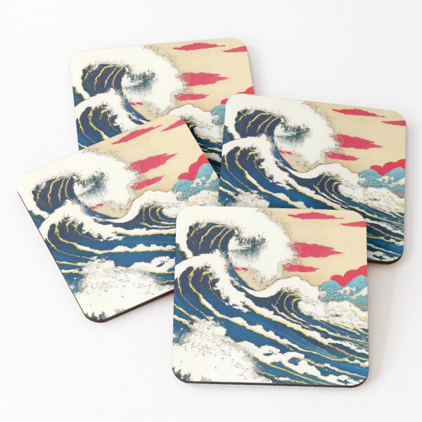 Item preview, The Great Wave Off Kanagawa Ukiyo-e Inspired Art designed and sold by Vanover Designs.