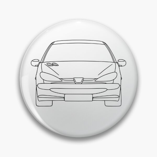 Item preview, Peugeot 206 black lines designed and sold by EdimDesign.