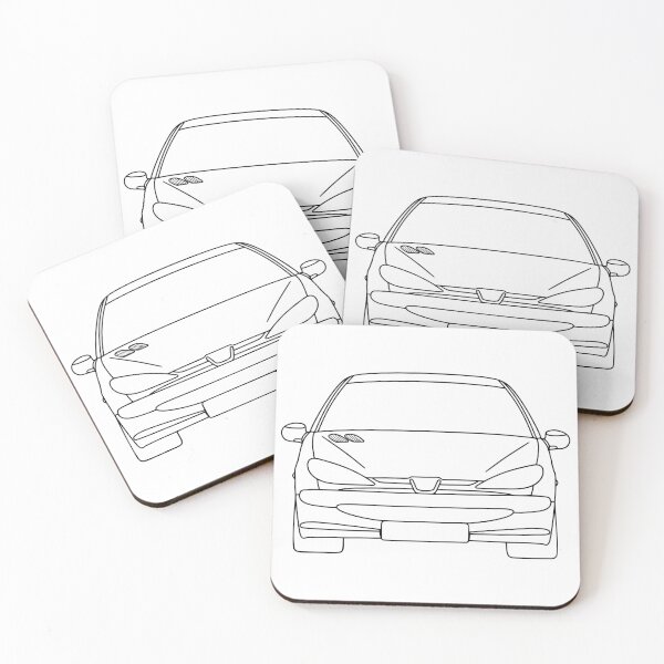Item preview, Peugeot 206 black lines designed and sold by EdimDesign.